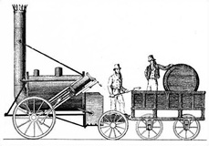 Locomotive à vapeur - Rocket, de Robert Stephenson