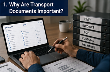 Professionnel de la logistique organisant des documents de transport, des factures et des documents d’expédition au bureau